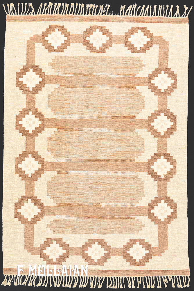 Swedish Semi Antique Kilim n°:78271698